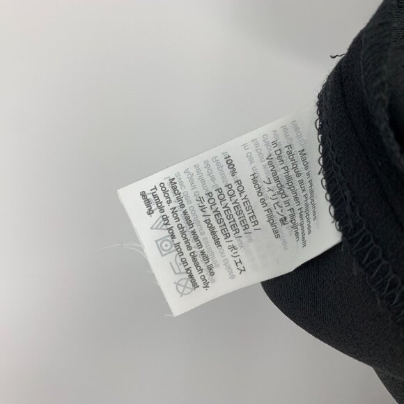 J.Crew 365 Pants Black Pull On Wide Leg Cropped Crepe - Picture 4 of 9